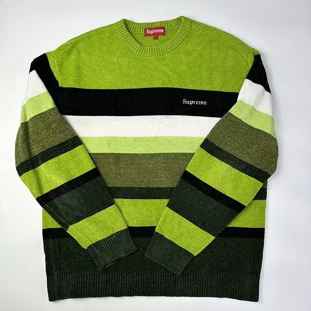 SUPREME 18FW Chenille Sweater 슈프림 니트